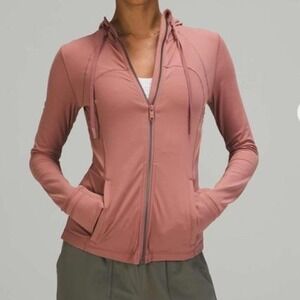 Lululemon Hooded Define Jacket Nulu Yoga Spiced Chai W4BPES Size 6